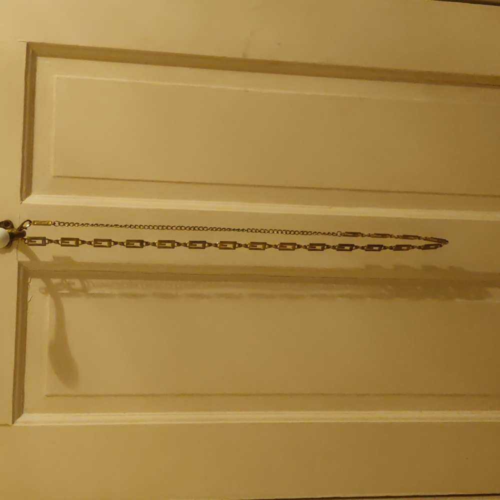 Metal Gold Tone Chain Belt